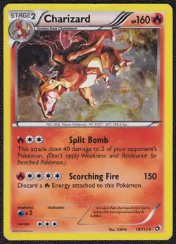Pokemon Charizard 19/113 Cosmos Holo BW Legendary Treasures - Image 1