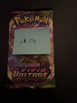 Heavy 21.57g Pokemon Sealed Vivid Voltage Booster Pack - Image 4