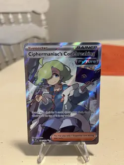 Pokemon TCG 2024 Ciphermaniac’s Codebreaking 198/162 Temporal Forces - Image 1