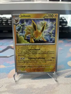 Jolteon 029/131 Scarlet & Violet Prismatic Evolutions Pokemon Reverse Holo - Image 1