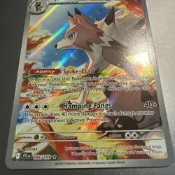 Pokemon TCG 166/159 Lycanroc IR Illustartion Rare Holo Journey Together JTG NM/M - Image 3