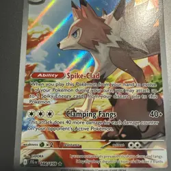 Pokemon TCG 166/159 Lycanroc IR Illustartion Rare Holo Journey Together JTG NM/M - Image 4