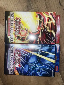 Yugioh Slifer And Obelisk Egyptian God Deck SEALED 1st Edition Starter Deck SET - Image 1