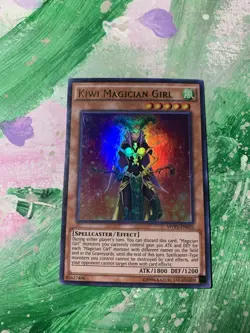 Yugioh Kiwi Magician Girl MVP1-ENG16 Gold Rare 1st Ed NM - Image 1