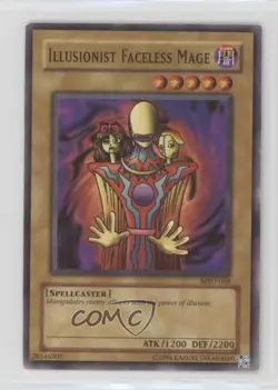Illusionist Faceless Mage Unlimited YuGiOh Metal Raiders #MRD-068 2002 - Image 1