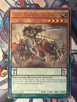 YuGioh Breakers of Shadow Cards BOSH First Edition ULTRA SECRET SUPER RARE - Image 3