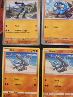 Lot Of 8 Riolu/Lucario Pokemon TCG Cards - Image 2