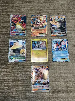 Set of 7 Jumbo Pokemon Cards - Image 1