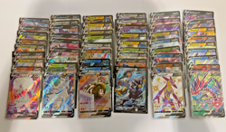 Pokemon card lot of 120 ultra rares only (V,Vmax,Vstar,Gx,Ex,Full-art,Break) - Image 1