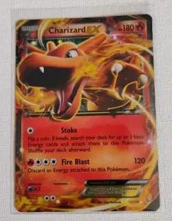 Charizard Ex 11/106 - Holo - 2014 Pokemon Card Xy Flashfire-Used - Image 1