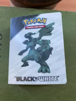 pokemon black and white card holder with 13 Cards - Image 1