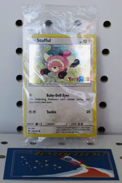 SEALED Pokemon STUFFUL Card TOYS R US Promo SM BURNING SHADOWS Set 110/147 Holo - Image 1