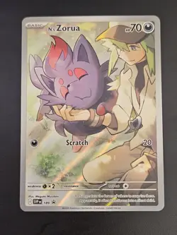 Pokemon TCG - N's Zorua 189 Sv: Scarlet & Violet Promo Cards Holo - Image 1