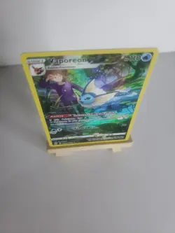 Vaporeon Holo Ultra Rare Full Art Pokemon Brilliant Stars Trainer Gallery Card - Image 4