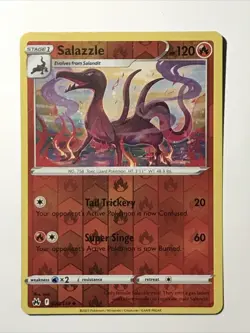 Salazzle #028/159 Crown Zenith Reverse Holo Uncommon - Pokemon Cards - Image 2