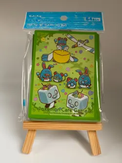 Pokemon Center Japan 64 Card Sleeves - Flower Crown and Marill - Image 1