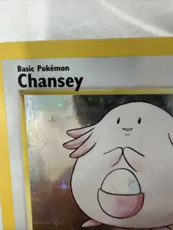 Chansey 3/102 Holo 1999 WOTC Pokemon TCG Base Set Unlimited Rare Card LP - Image 5