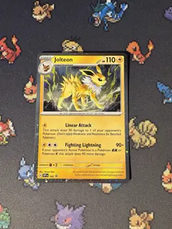 Pokemon Cards Jolteon SVP169 Holo Blister Pack Promo - (NM) *SWIRL* - Image 1