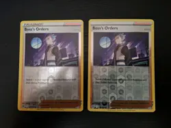 Pokemon TCG Boss's Orders X2 Reverse Holo 132/172. Two Cards. - Image 1
