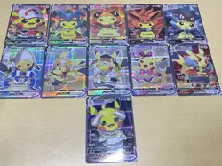 Chrizard Set Vcos Pikachu Poncho Fan Art Set 11 Cosplay Cards Pokemon 45〜55 - Image 1