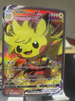 Pikachu Goku 2 Pokemon Card VMAX Rainbow GX EX GX ACG V Star Holo vcos - Image 1