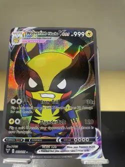 Deadpool Set Vcos Pikachu Cosplay Custom Fan Art Set 11 Holo Cards Pokemon 1〜11 - Image 4