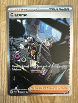 Giacomo - 267/193 - Pokemon Paldea Evolved Special Illustration Rare Card NM - Image 1