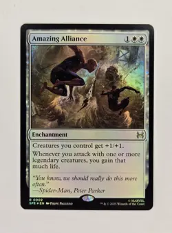 Amazing Alliance Foil Marvel's Spider-Man Eternal Legal 002 MTG Magic - Image 2