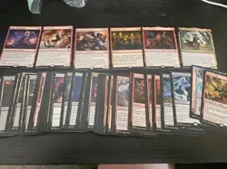 **Custom Commander Deck** - Gev, Scaled Scorch - 10 Rares Included In Deck - Image 1