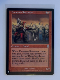 MTG - Mystery Booster 2 - Dwarven Recruiter - Uncommon 0186 - ODY - Image 1