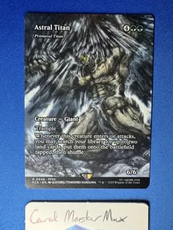 Astral Titan - Primeval Titan (Showcase) R FINAL FANTASY 48 Normal NM - Image 1