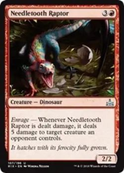 1 x Needletooth Raptor - Rivals of Ixalan - NM-Mint - MTG - Image 1