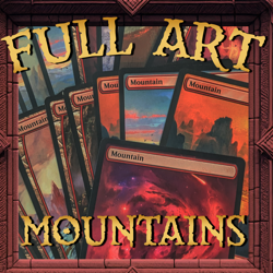 Magic the Gathering: Full Art Mountain (Regular and Foil) BUY MORE AND SAVE! - Image 1