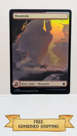 Magic the Gathering: Full Art Mountain (Regular and Foil) BUY MORE AND SAVE! - Image 4