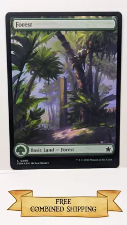 Magic the Gathering: Full Art Forest (Regular and Foil) BUY MORE AND SAVE! - Image 4
