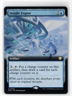 MtG EoC Insight Engine #26 Extended Art Non-Foil - Image 1