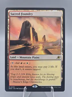 MtG Sacred Foundry 256 Edge of Eternities Regular NM - Image 1