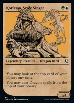 Magic the Gathering (mtg): CLB: Korlessa, Scale Singer - Showcase - Image 1