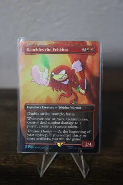Knuckles the Echidna (Rainbow Foil) Secret Lair Drop Foil - Image 1