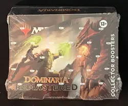 MAGIC MTG COLLECTOR Booster Box • DOMINARIA REMASTERED - 12-packs Sealed MINTY! - Image 1