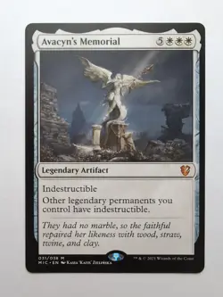 MTG Avacyn's Memorial (MIC) Commander Innistrad: Midnight Hunt Regular Mythic 31 - Image 1
