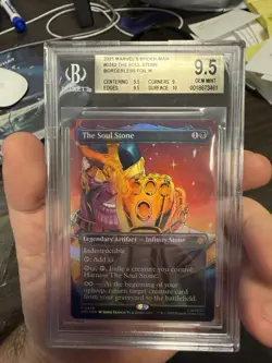 Marvel Spider-Man MTG - The Soul Stone (Borderless) - Beckett BGS 9.5 GEM MINT - Image 1