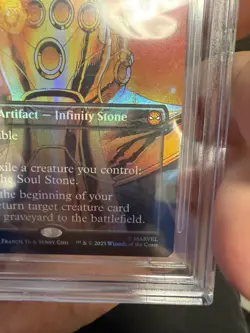 Marvel Spider-Man MTG - The Soul Stone (Borderless) - Beckett BGS 9.5 GEM MINT - Image 5