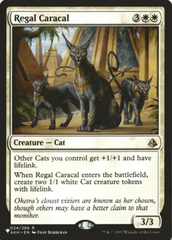 MTG Regal Caracal Normal NM The List Reprints Magic 024/269 - Image 1