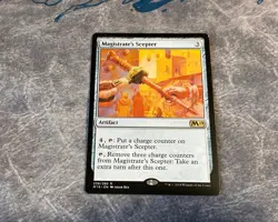 Magistrate's Scepter Core Set 2019 MTG Regular Lightly Played - Image 1