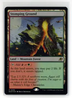 MtG EoE Stomping Ground #258 Foil - Image 1