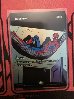 MTG Reprieve 0005 Foil (Borderless) Marvel Eternal Legal NM MAR - Image 1