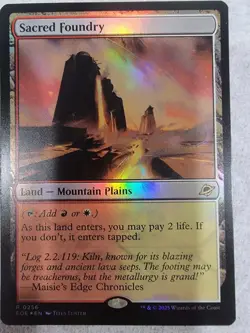 Magic the Gathering: Sacred Foundry Edge of Eternities Foil - Image 1