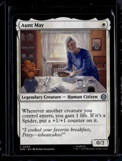 Aunt May - 3 - SPM - NM - MTG Magic the Gathering - Image 1