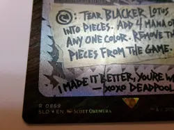 MTG Blacker Lotus Rainbow Foil Secret Lair Drop Foil 869 Magic the Gathering - Image 4